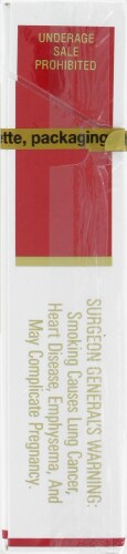 Marlboro Red Label 100's Cigarettes Perspective: left