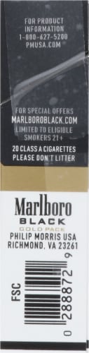Marlboro Black Gold King Cigarettes Perspective: left