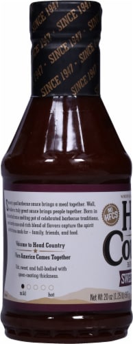 Head Country® Sweet & Sticky BBQ Sauce Perspective: left