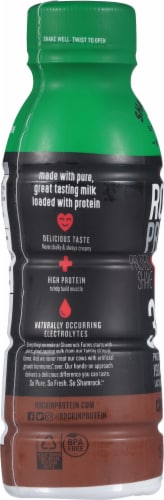 Shamrock Farms Rockin' Protein Builder Chocolate Protein Shake Perspective: left
