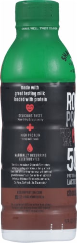Shamrock Farms Rockin' Refuel Protein Musle Builder Max Chocolate Milk Perspective: left
