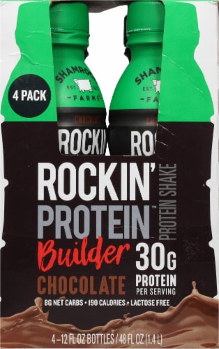 Shamrock Farms® Rockin' Protein Builder Chocolate Shake Perspective: left