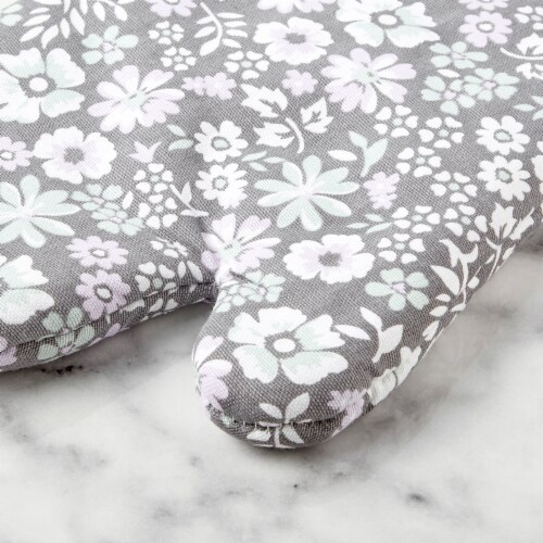 Martha Stewart Ditsy Floral Oven Mitts Perspective: left