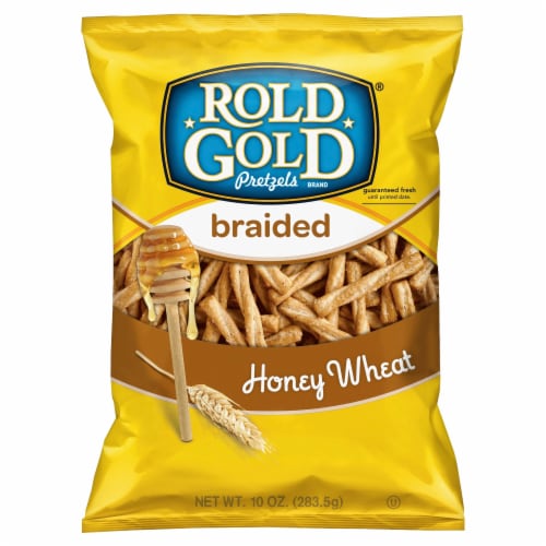 Rold Gold® Honey Wheat Pretzel Braided Sticks Perspective: left