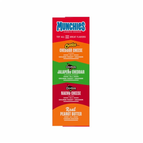 Munchies® Peanut Butter Sandwich Snack Crackers Perspective: left