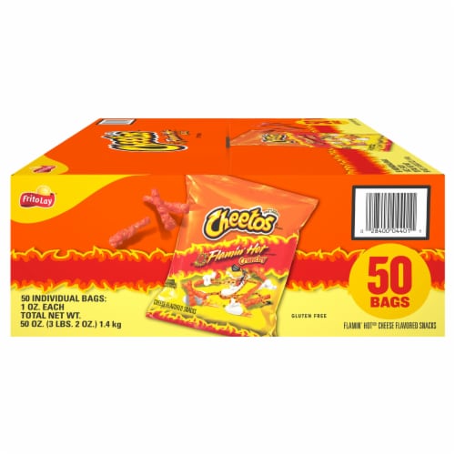 Cheetos® Crunchy Flamin' Hot Chips Multipack Perspective: left