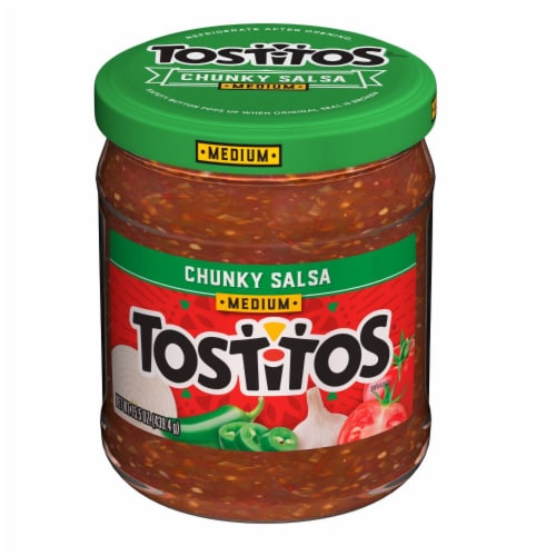 Tostitos Medium Chunky Salsa Dip Perspective: left