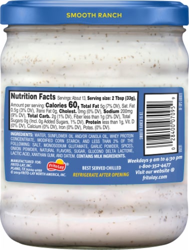 Lay's® Smooth Ranch Dip Perspective: left