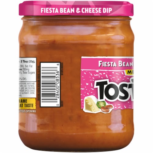 Tostitos® Zesty Bean & Cheese Medium Dip Perspective: left