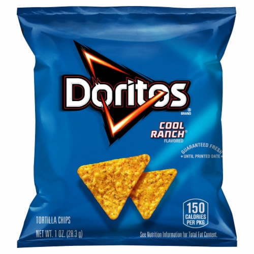 Doritos® Cool Ranch Flavored Tortilla Chips, 1 oz - Metro Market