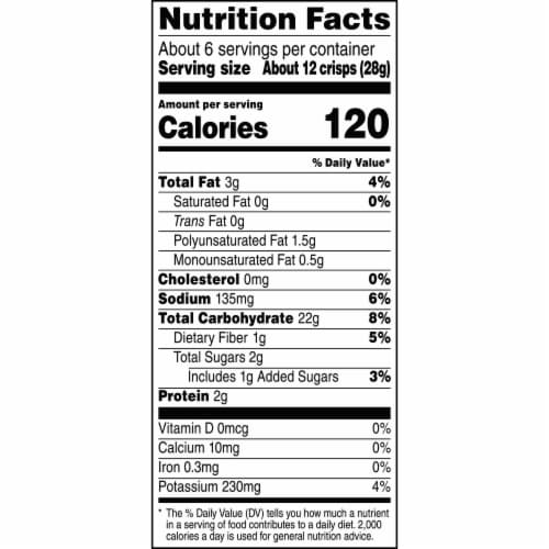 Ruffles® Baked Original Potato Chips Perspective: left