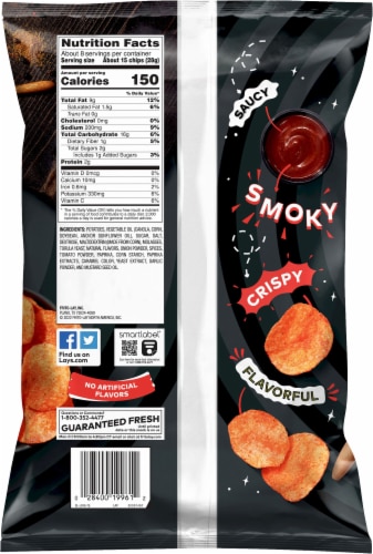 Lay's® Barbecue Potato Chips Perspective: left