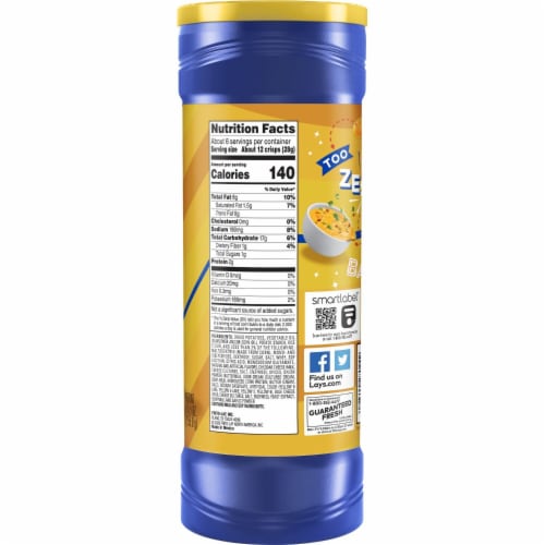Lay's® Stax Zesty Queso Potato Chips Perspective: left