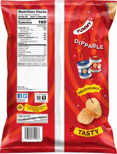 Lay's® Original Wavy Potato Chips Party Size Perspective: left