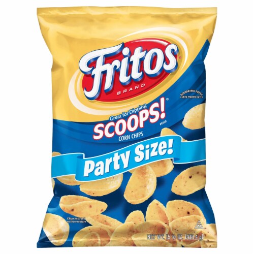 Fritos® Scoops! Original Corn Chips Party Size Perspective: left