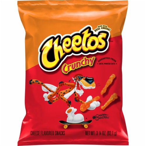 Cheetos Crunchy Flamin' Hot Cheese Flavored Snacks, 3.25 oz - Kroger