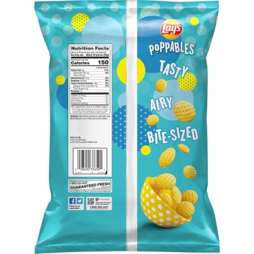 Lay’s® Poppables Sea Salt Potato Chips Party Size