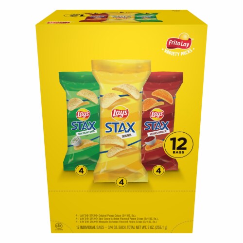 Lay's® Stax Potato Chips Variety Pack Perspective: left