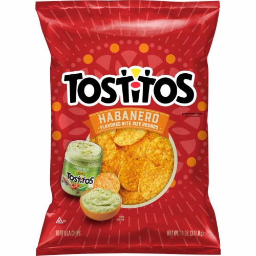 Tostitos® Habanero Flavored Tortilla Chips Perspective: left