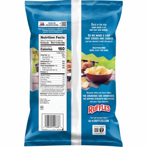 Ruffles® Original Potato Chips Perspective: left