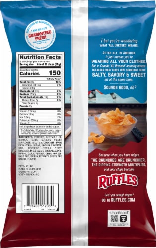 Ruffles® All Dressed Potato Chips Perspective: left