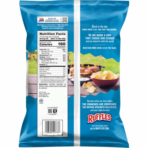 Ruffles® Original Potato Chips Perspective: left