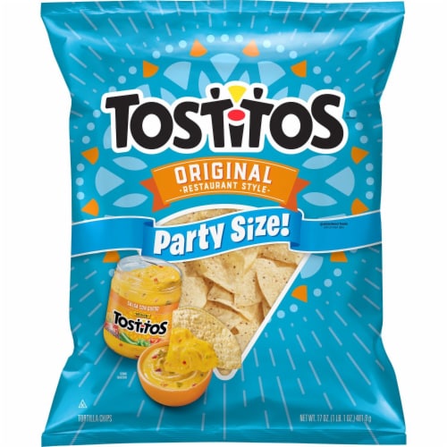 Tostitos® Original Restaurant Style Tortilla Chips Party Size Perspective: left