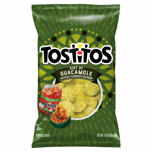 Tostitos® Hint of Guacamole Flavored Tortilla Chips Perspective: left