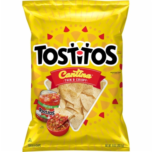 Tostitos® Cantina Thin and Crispy Tortilla Chips Perspective: left