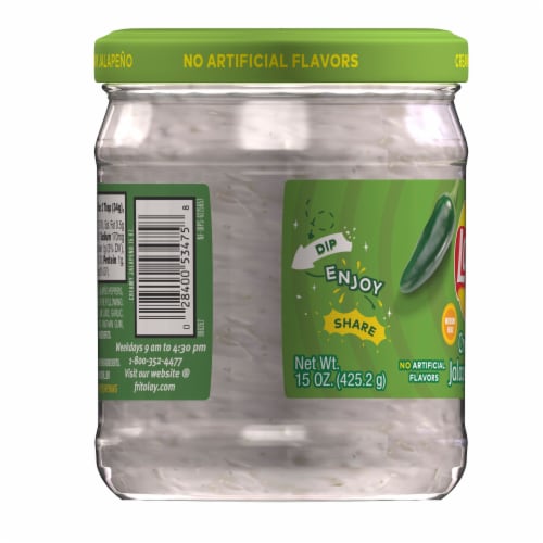 Lay's Creamy Jalapeno Dip Perspective: left