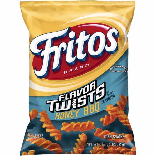 Fritos® Honey BBQ Flavor Twists Corn Chips Perspective: left