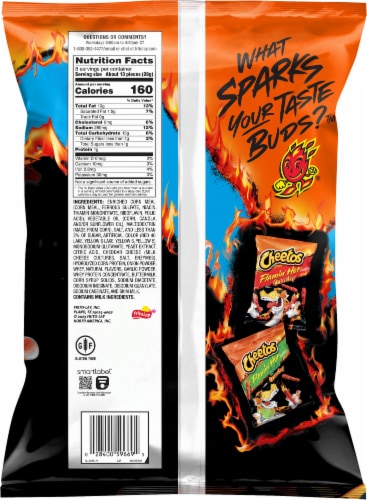 Cheetos® Flamin' Hot® Puffs Cheese Snacks Perspective: left