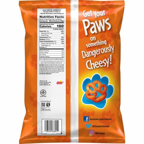 Cheetos® Cheese Paws Chips Perspective: left