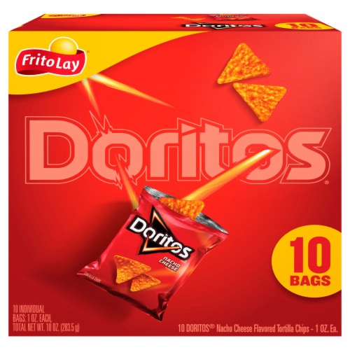Doritos® Nacho Cheese Chips Multipack Perspective: left
