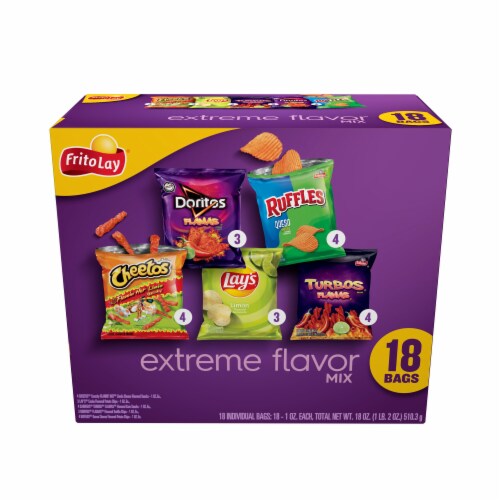 Frito-Lay® Extreme Flavor Mix Chips Variety Pack Perspective: left