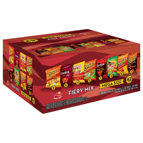 Frito-Lay® Fiery Mix Chips Variety Pack Perspective: left