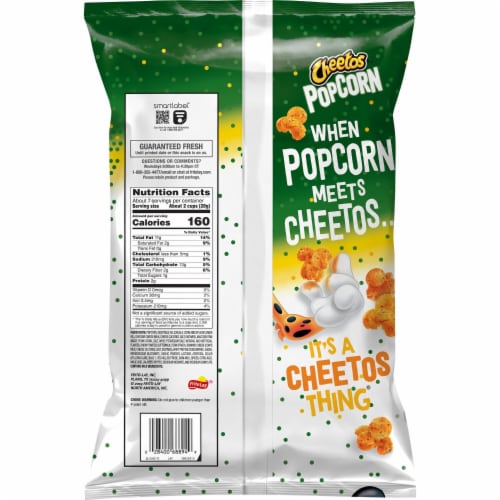 Cheetos® Cheddar Jalapeno Flavored Popcorn Perspective: left