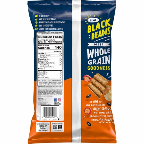 SunChips® Black Bean Southwestern Queso Whole Grain Chips Perspective: left