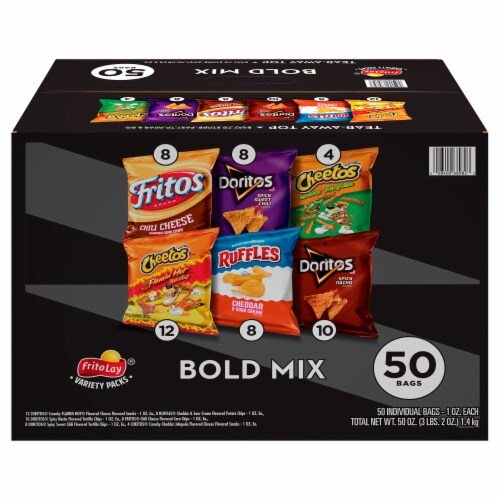 Frito Lay® Bold Mix Chips Variety Pack Perspective: left