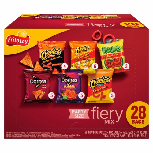 Frito-Lay® Fiery Mix Chips Variety Pack Perspective: left