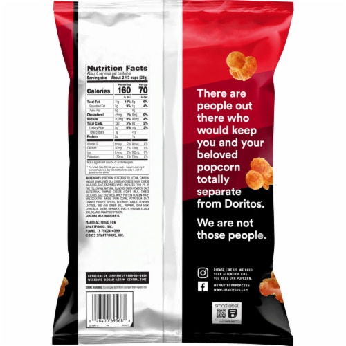 Smartfood® Doritos Nacho Cheese Flavored Popcorn Perspective: left