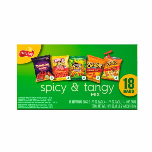 Frito Lay® Spicy and Tangy Assorted Snack Multipack Perspective: left