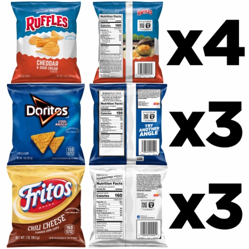 Frito-Lay® Snacks Cheesy & Tangy Mix Variety Pack Perspective: left