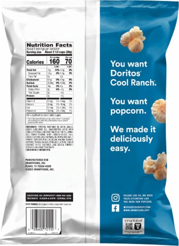 Smartfood® Doritos® Cool Ranch Popcorn Perspective: left