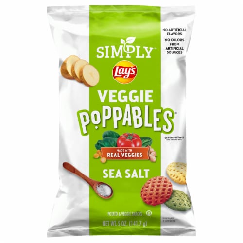 Simply™ Lay’s Veggie Poppables® Sea Salt Chips Perspective: left