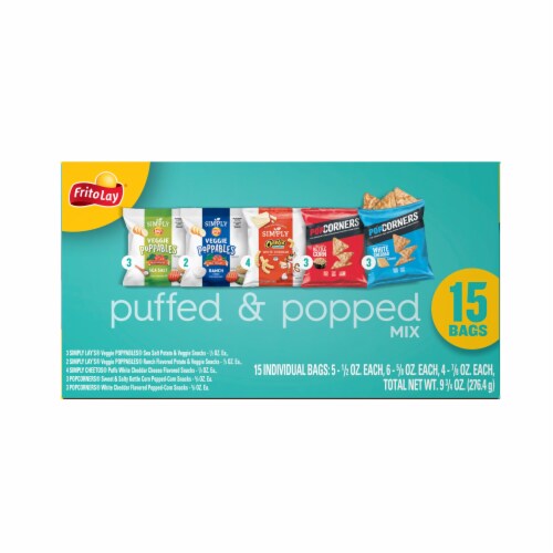 Frito Lay® Puff & Pop Variety Mix Snacks Perspective: left