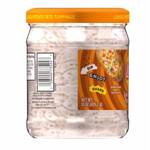 Lay's® Loaded Potato Toppings Dip Perspective: left