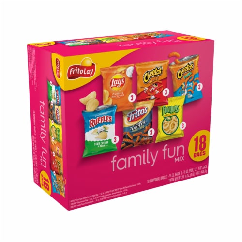 Frito-Lay® Family Fun Mix Chips Variety Pack Perspective: left
