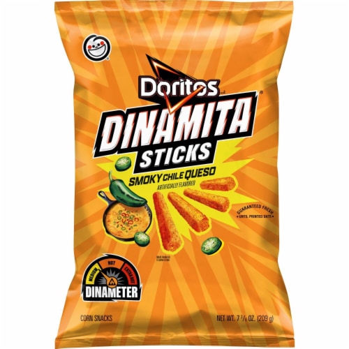 Doritos Dinamita® Sticks Smoky Chile Queso Corn Chips Perspective: left