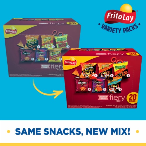 Frito-Lay® Fiery Mix Chips Variety Pack, 28 ct / 0.94oz - Smith’s Food ...